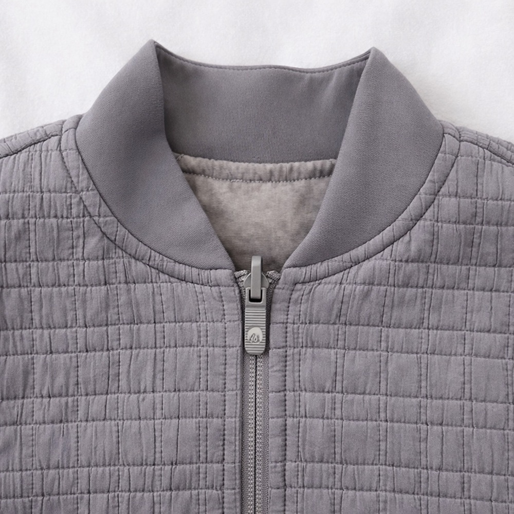NWOT Lululemon Size 0 Reversible Jacket Serene Travels Bomber Jacket Lunar Rock - Picture 3 of 15